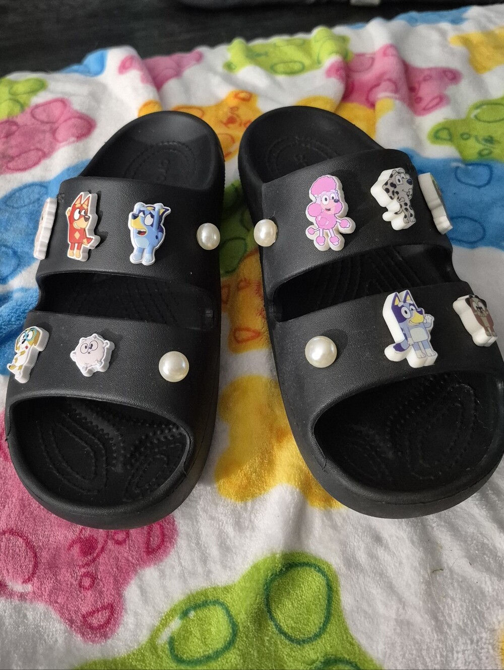 Crocs Sandals With Bluey Charms